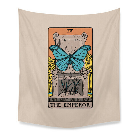 The Emperor Butterfly Tarot Tapestry