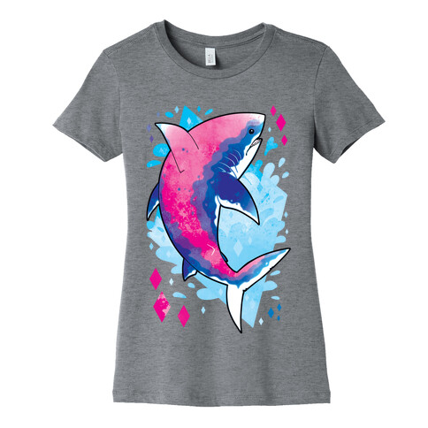 Pride Sharks: Bisexual Womens T-Shirt