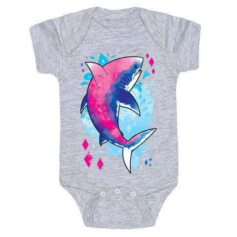 Pride Sharks: Bisexual Baby One-Piece