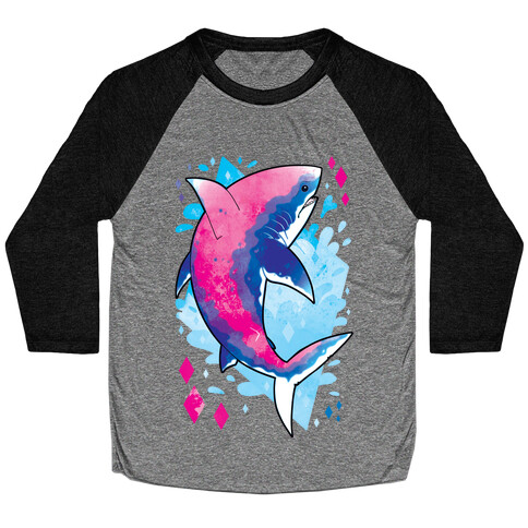 Pride Sharks: Bisexual Baseball Tee