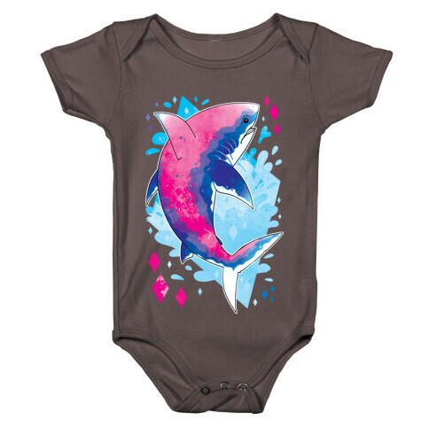 Pride Sharks: Bisexual Baby One-Piece
