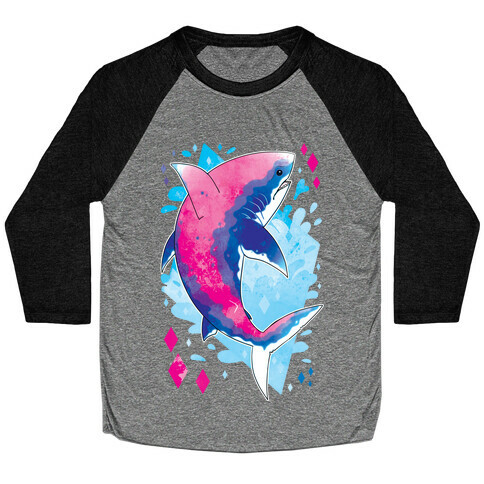 Pride Sharks: Bisexual Baseball Tee