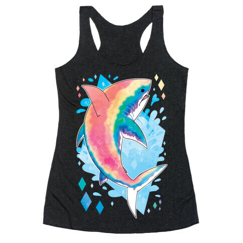 Pride Sharks: Gay Racerback Tank Top