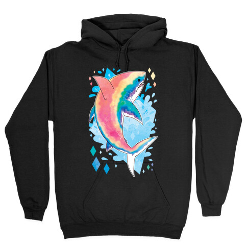 Pride Sharks: Gay Hooded Sweatshirt