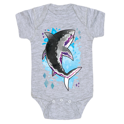 Pride Sharks: Ace Baby One-Piece