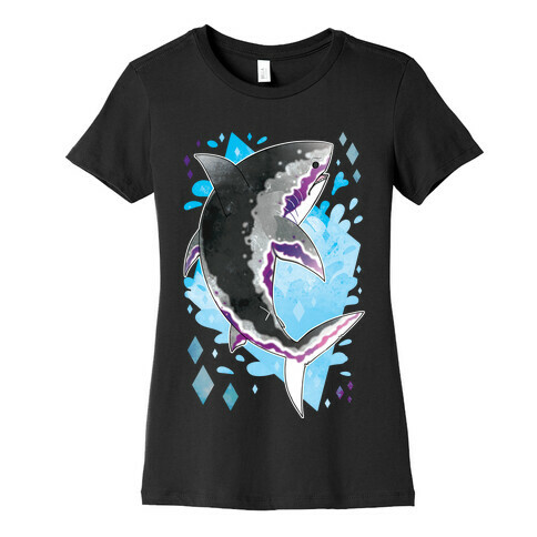 Pride Sharks: Ace Womens T-Shirt