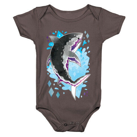 Pride Sharks: Ace Baby One-Piece