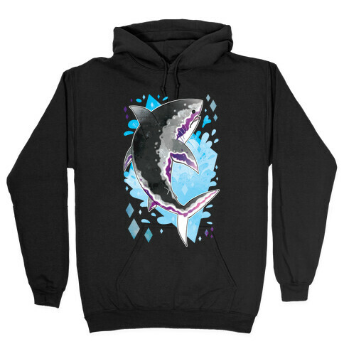 Pride Sharks: Ace Hooded Sweatshirt
