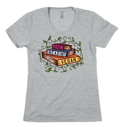 One Readin Vegan Womens T-Shirt