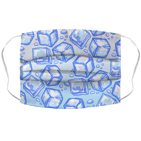 Ice Cube Pattern  Accordion Face Mask