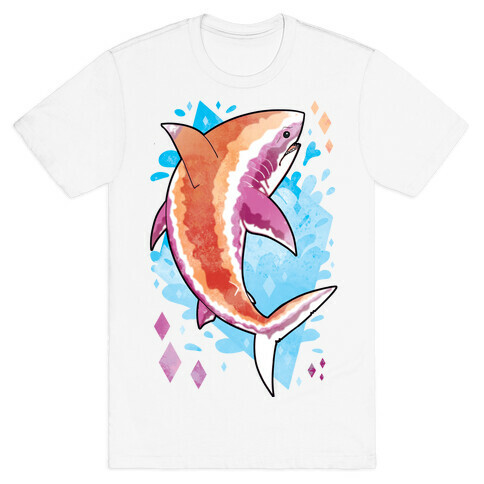 Pride Sharks: Lesbian T-Shirt