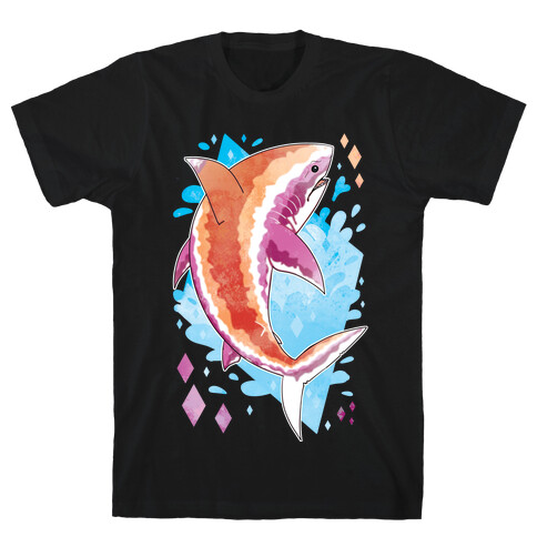 Pride Sharks: Lesbian T-Shirt