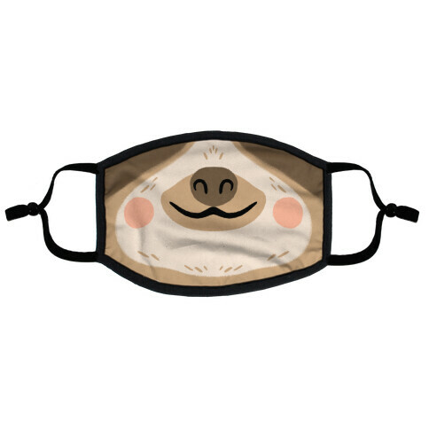 Sloth Mouth Flat Face Mask