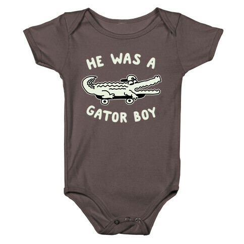 He Was a Gator Boy Baby One-Piece