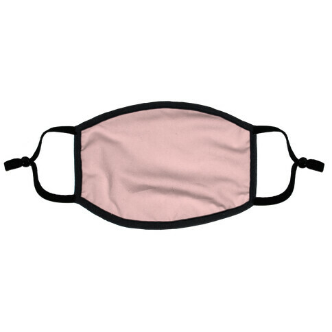 Millennial Pink Face Mask Cover Flat Face Mask