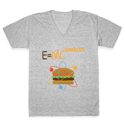 E=MCdonalds V-Neck Tee Shirt