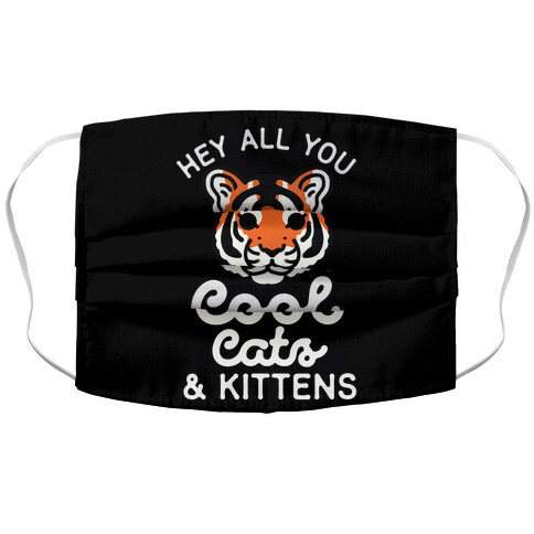 Hey All You Cool Cats and Kittens Accordion Face Mask