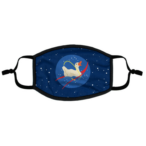 Gander At The Stars  Flat Face Mask