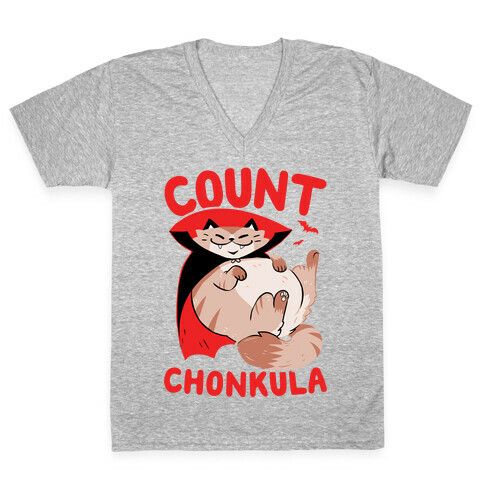 Count Chonkula V-Neck Tee Shirt