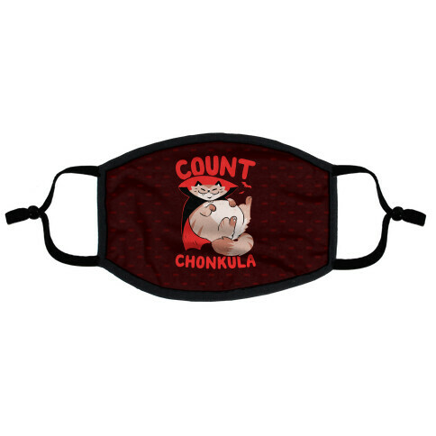 Count Chonkula Flat Face Mask