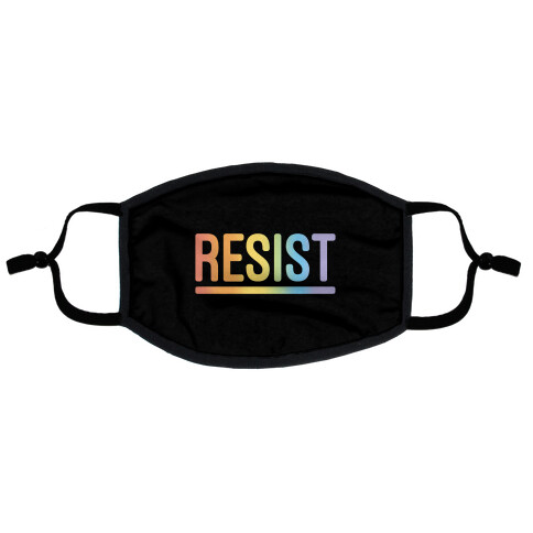 Rainbow Resist  Flat Face Mask