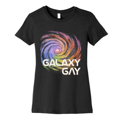 Galaxy Gay Womens T-Shirt