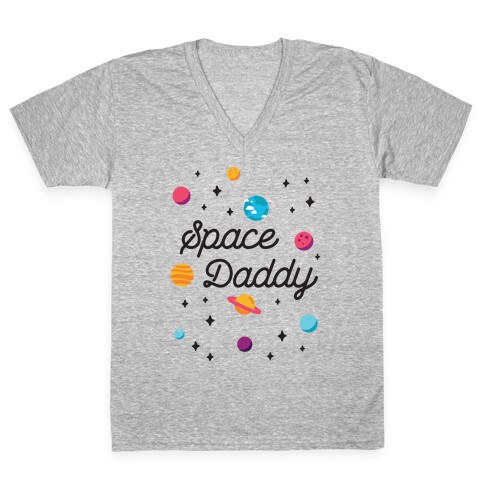 Space Daddy V-Neck Tee Shirt