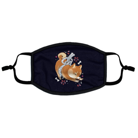 Shiba Inu Dog Flat Face Mask