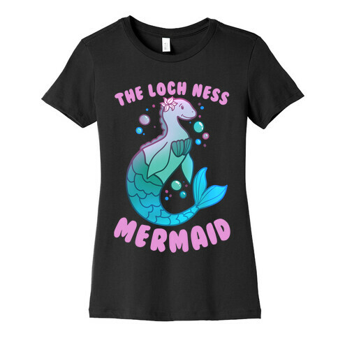 The Loch Ness Mermaid Womens T-Shirt