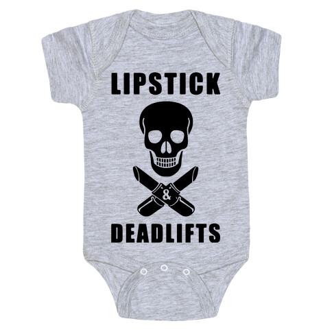 Lipstick & Deadlifts Baby One-Piece