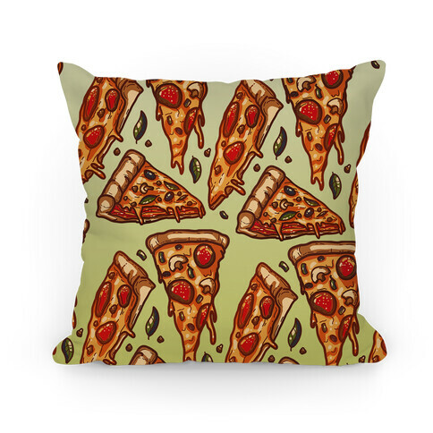 Pizzas Pattern Pillow