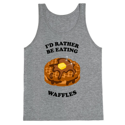 Eating Waffles Tank Top