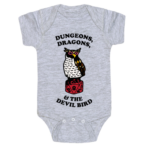 Dungeons, Dragons, & the Devil Bird Baby One-Piece