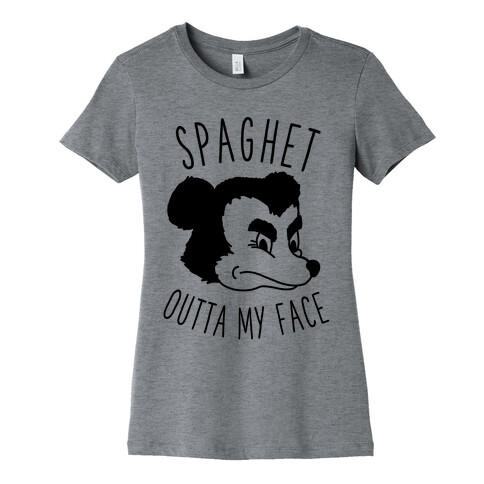 Spaghet Outta My Face Womens T-Shirt