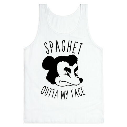 Spaghet Outta My Face Tank Top