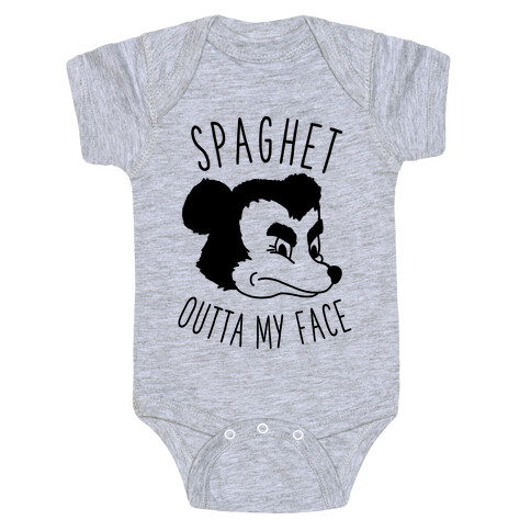 Spaghet Outta My Face Baby One-Piece
