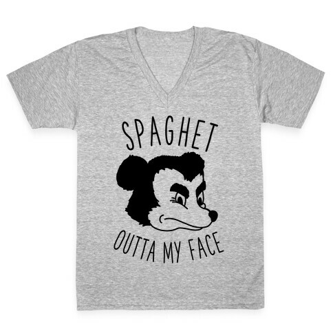 Spaghet Outta My Face V-Neck Tee Shirt