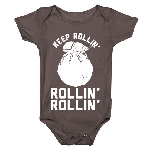 Keep Rollin' Dung Beetle Baby One-Piece