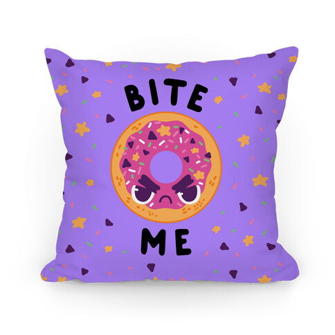 Bite Me (Donut) Pillow