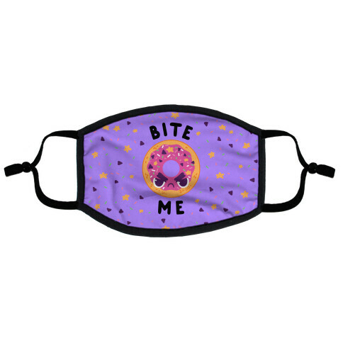 Bite Me (Donut) Flat Face Mask