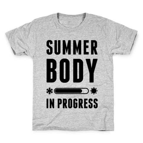 Summer Body In Progress Kids T-Shirt