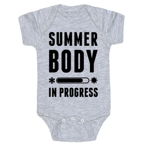 Summer Body In Progress Baby One-Piece