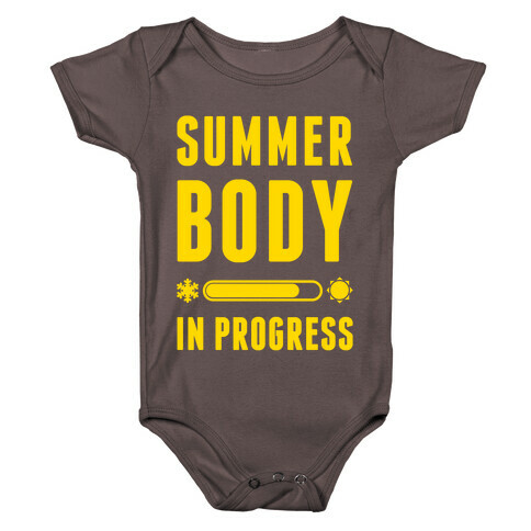 Summer Body In Progress Baby One-Piece