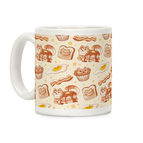 Breakfast Cats Coffee Mug