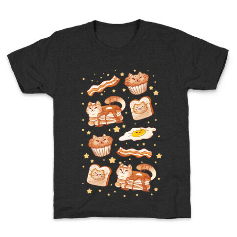 Breakfast Cats Kids T-Shirt