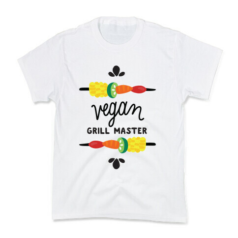 Vegan Grill Master Kids T-Shirt