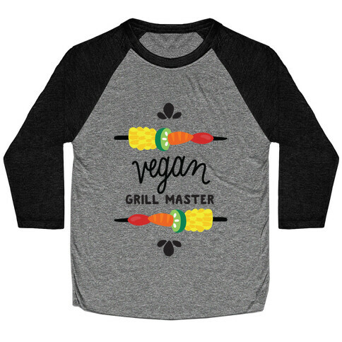 Vegan Grill Master Baseball Tee