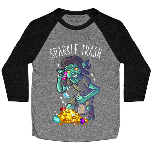 Sparkle Trash Goblin Baseball Tee