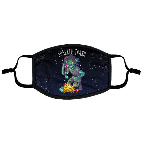 Sparkle Trash Goblin Flat Face Mask