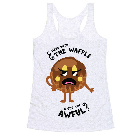 Sassy Waffle Racerback Tank Top